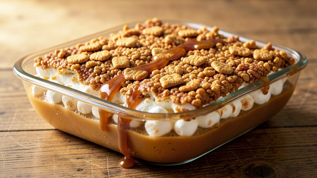 Captain Crunch Rice Krispies Recipe: Golden Cereal Crunch Meets Warm Marshmallow Rivers