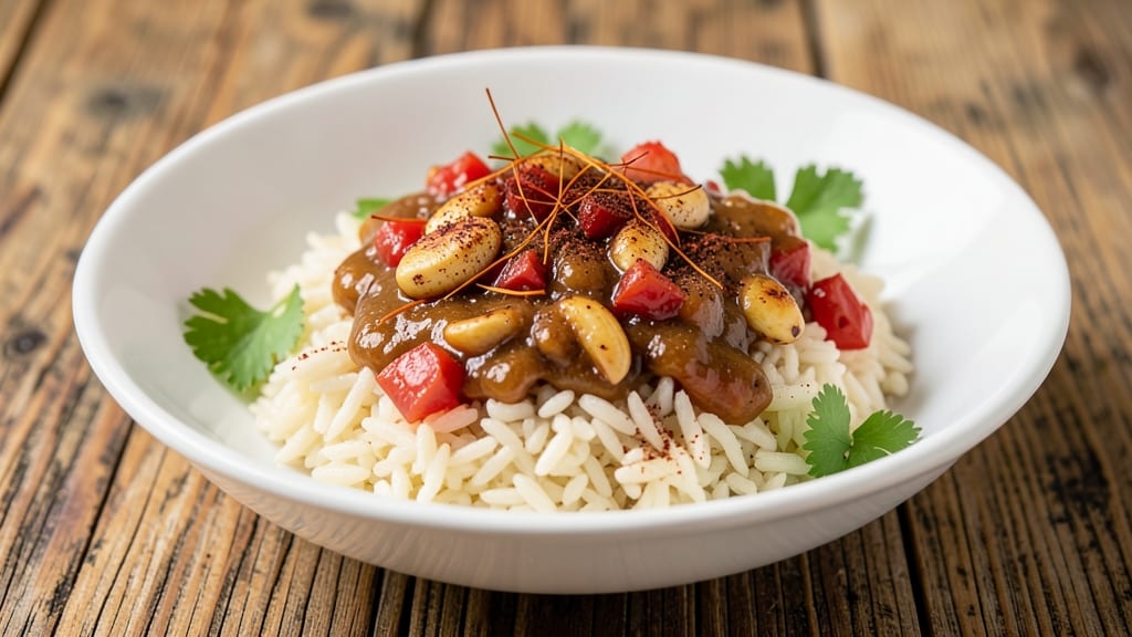 Blanco Restaurant Rice Recipe: Smoky Tomato Gravy Over Celery-Crusted Grains