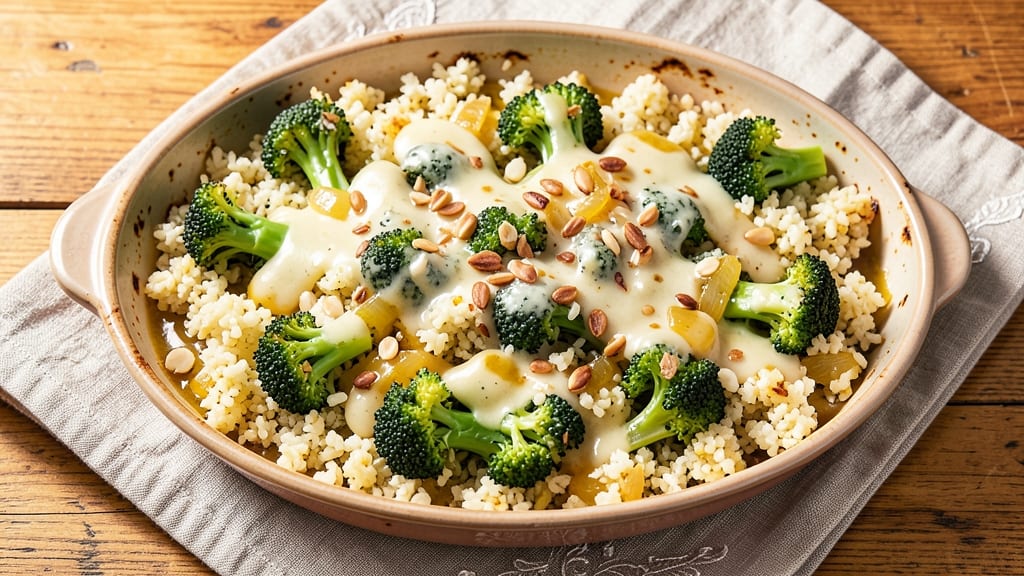 Broccoli and Cauliflower Rice Casserole Recipe: Vegetable-Packed Bite in 30 Minutes