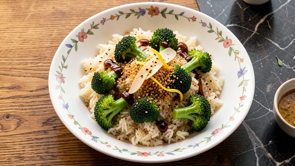 Broccoli Rice Dish Recipe: Crispy-Topped Veggie Grain Bowl