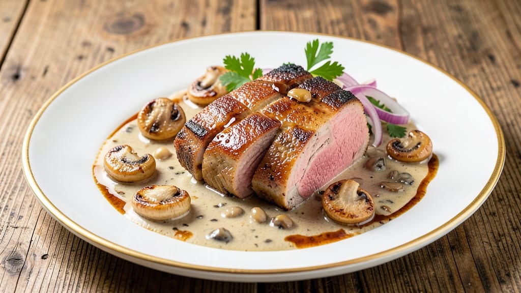 Pork Tenderloin Crock Pot Cream Of Mushroom Recipe: Velvety Sauce Hugs Tender Meat