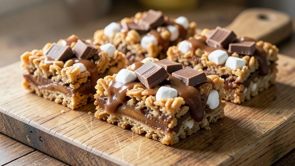 Butterfinger Rice Krispie Treats Recipe: Crunchy Candy Bar Bites in One Bowl