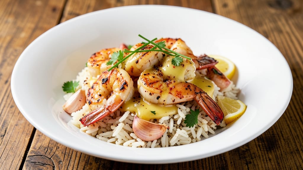 Cajun Shrimp Scampi Rice Recipe: Spicy Garlic Butter Shrimp Over Toasted Rice