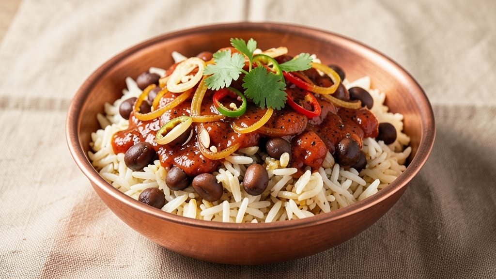 Black Eyed Peas and Rice Indian Recipe: One-Pot Spiced Comfort with Toasted Cumin Crunch