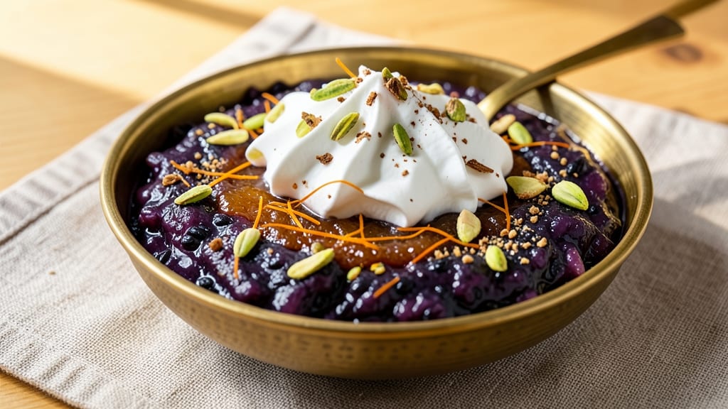 Black Rice Halwa Recipe: Nutty-Sweet Spiced Delight in One Pot