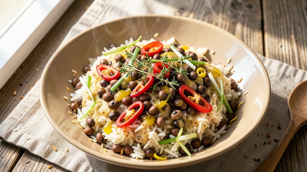 Black Eyed Peas and Rice Recipe Jamaican: Slow-Cooked Spice and Coconut Harmony