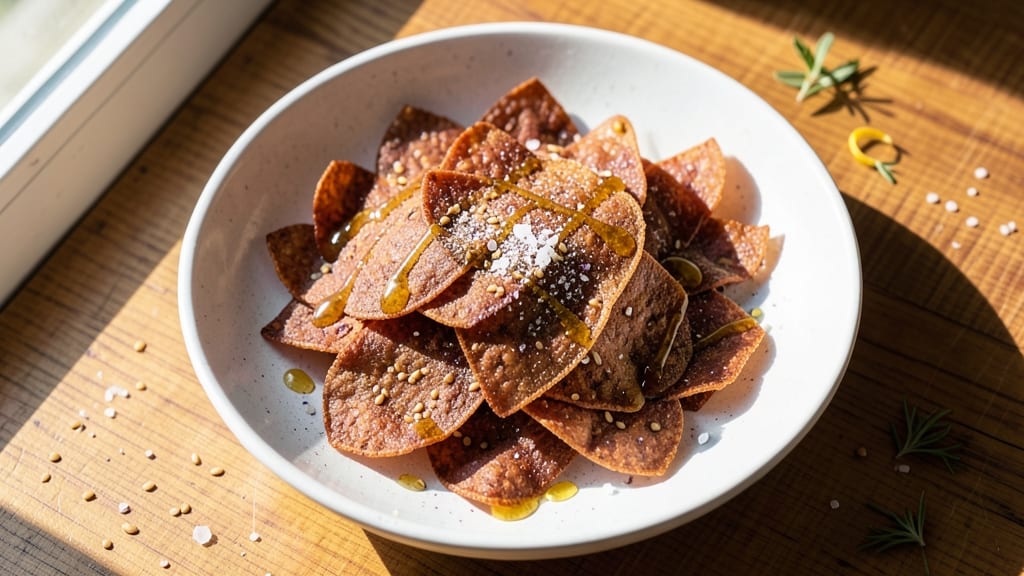 Brown Rice Crisps Recipe: Crunchy Asian-Inspired Snack in 10 Minutes