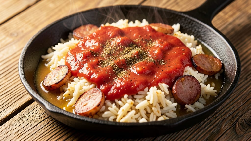 Campbell's Fiesta Rice Recipe: Spicy Tomato and Sausage One-Pan Magic