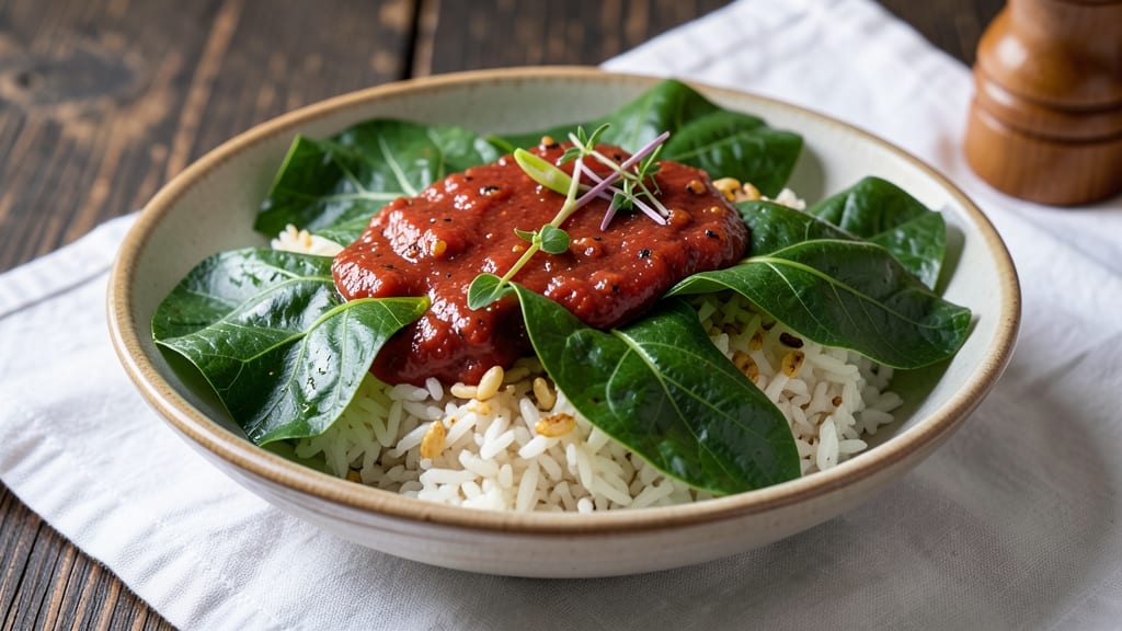 Cassava Leaf and Rice Recipe: West African-Inspired One-Pot Richness