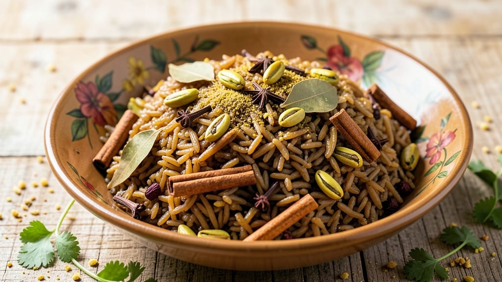 Brown Rice Pakistani Recipe: Fragrant Basmati with Cardamom and Garam Masala
