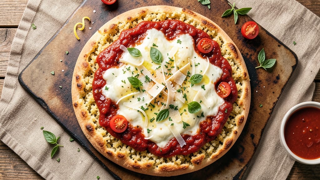 Cauliflower Rice Pizza Recipe: Crispy Crust, Gooey Cheese Magic