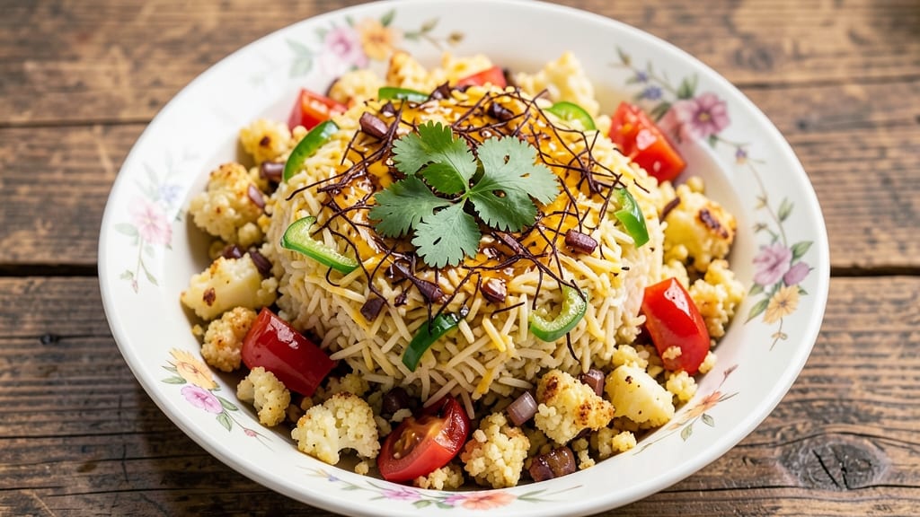 Cauliflower Rice Biryani Recipe: Fragrant Saffron and Spice-Packed One-Pot Wonder