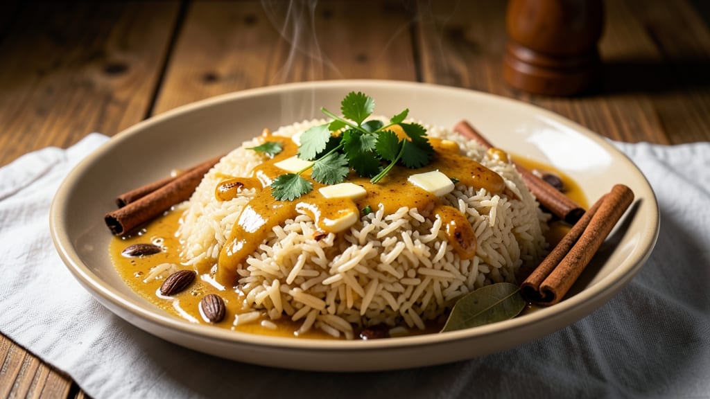 Butter Rice Recipe in Rice Cooker: Fragrant Coconut Milk and Toasted Spice Harmony