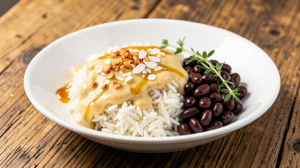 Caribbean Coconut Rice and Beans Recipe: Tropical One-Pot Harmony with Toasted Cumin Crunch