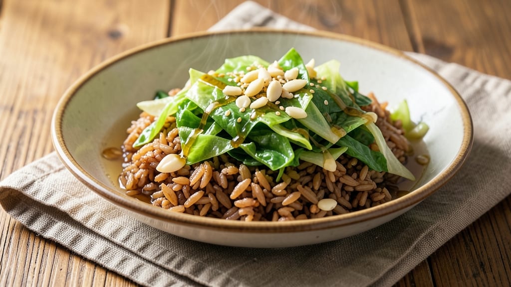 Brown Rice and Cabbage Recipe: Savory Sautéed Bites With Nutty Crunch