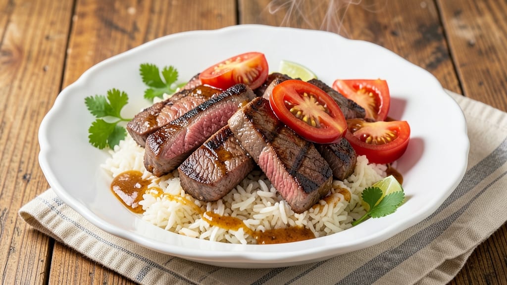 Bo Luc Lac Tomato Rice Recipe: Vietnamese-Inspired Crunch and Creamy Rice Harmony
