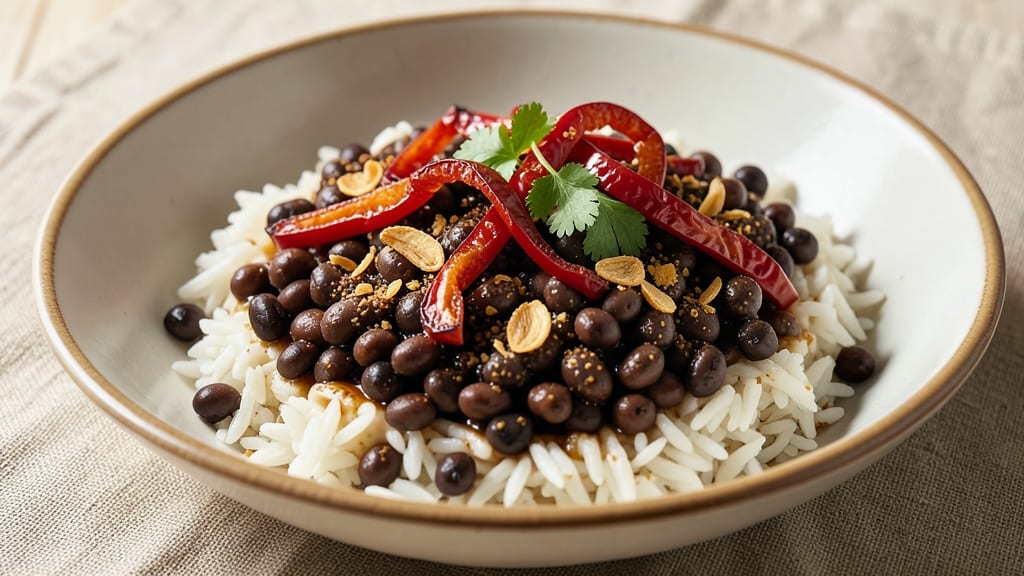 Black Eyed Peas and Rice Recipe Vegetarian: Smoky Cumin-Spiced One-Pot Harmony