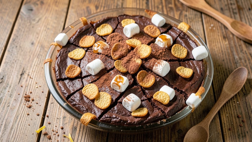 Brownie, Marshmallow, and Rice Krispies Recipe: Fudgy Layers with Gooey Crunch