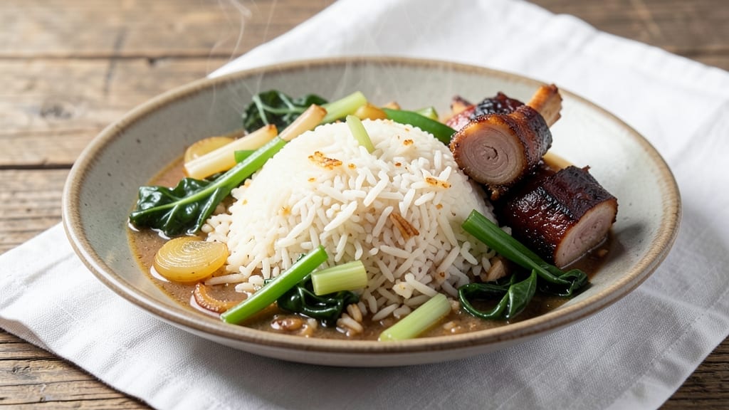 Charleston-Style Rice Recipe: Toasted Celery Crown Over Smoky Tomato Gravy
