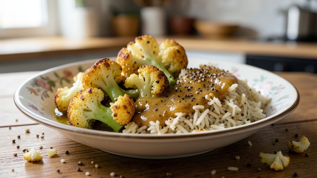 Cauliflower Basmati Rice Recipe: Fragrant Grain-Crunch Fusion with Toasted Celery