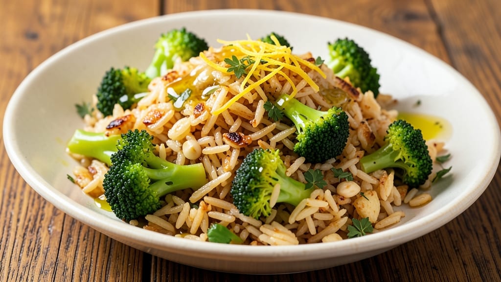 Broccoli Rice Pilaf Recipe: Golden-Grill Crispy Edges With Herby Depth