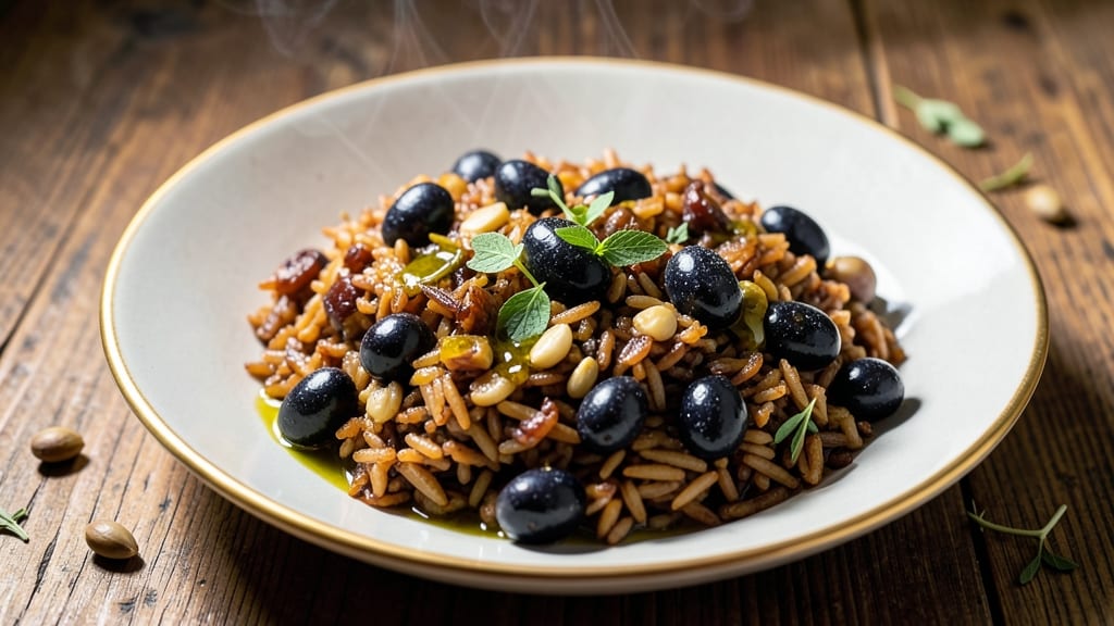 Black Olive Rice Recipe: Briny, Toasted Grains With Crunchy Texture