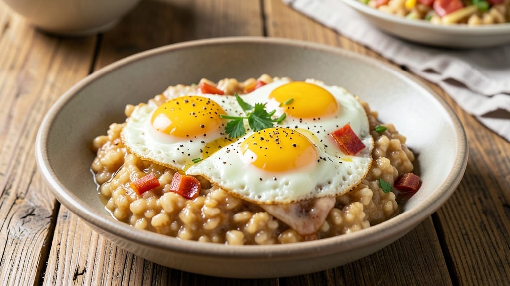 Carolina Gold Rice Grits Recipe: Smoky Cheese Crust Over Creamy Base