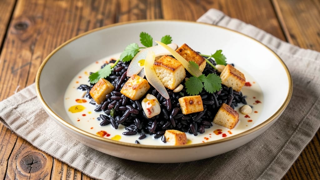 Black Rice and Coconut Milk Recipe: Deep Purple Grains with Creamy Spice Harmony