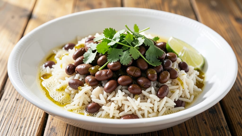 Black Beans, Rice, Cilantro, and Lime Recipe: Zesty One-Pot Fiesta in 25 Minutes