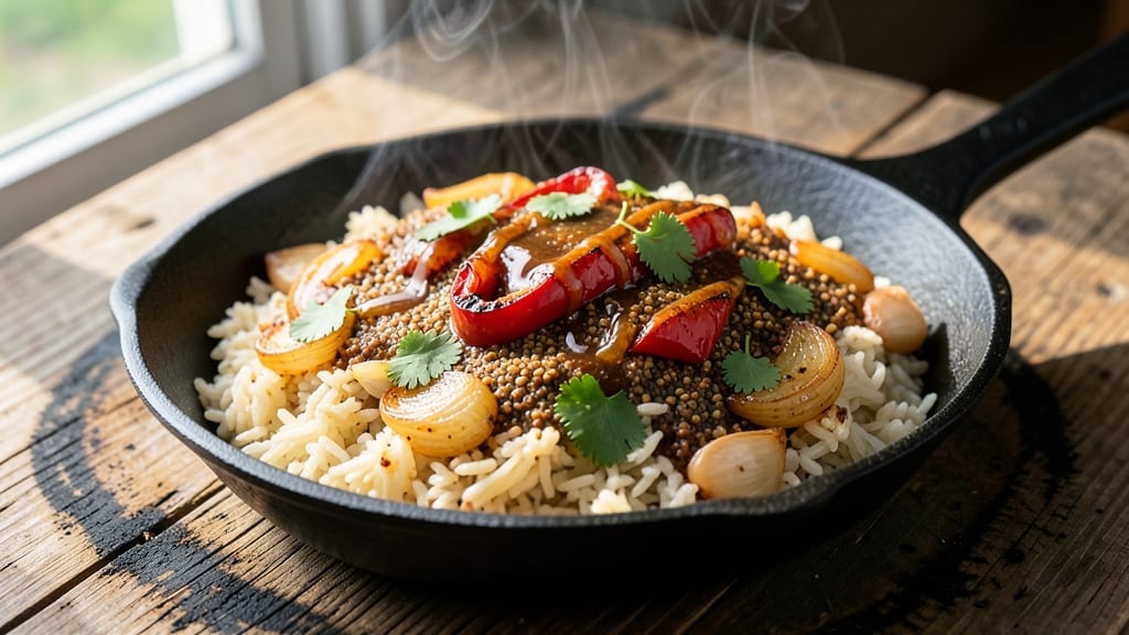 Campfire Rice Recipe: Smoky Cumin and Charred Veggie One-Pot Magic