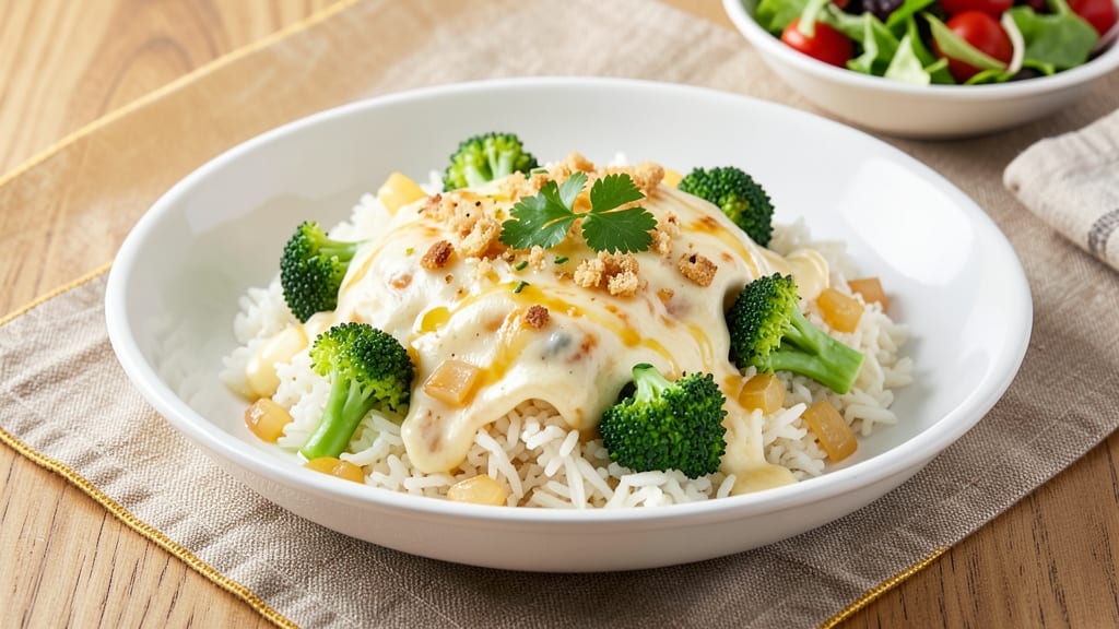 Broccoli Cheese Rice Recipe Velveeta: Crispy Top, Melty Cheese Magic in One Pan