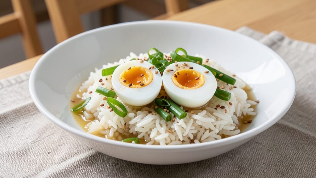 Boiled Egg and Rice Recipe: Savory Protein-Packed Meal in One Pot