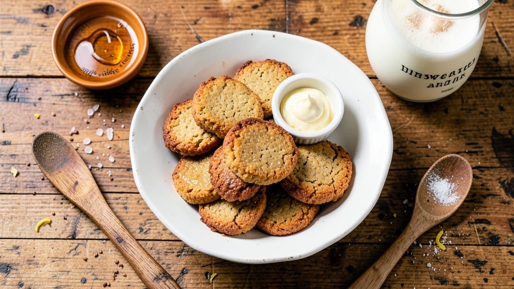 Brown Rice Flour Biscuits Recipe: Golden Crunch With Buttery Layers