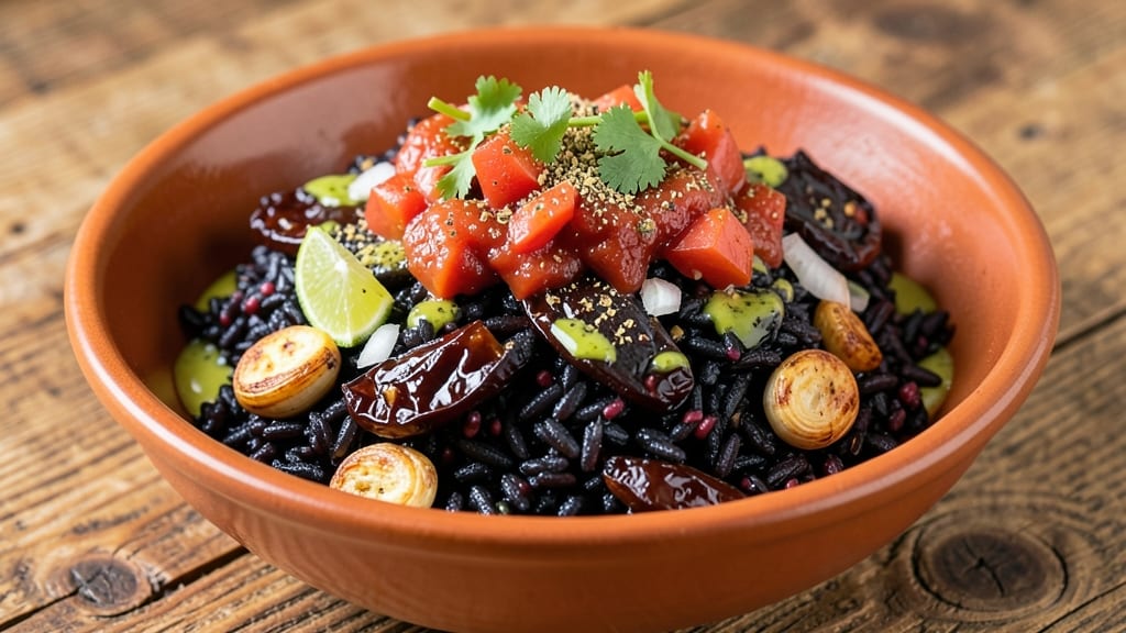 Black Rice Mexican Recipe: Smoky Chipotle and Lime Crunch in One Pan