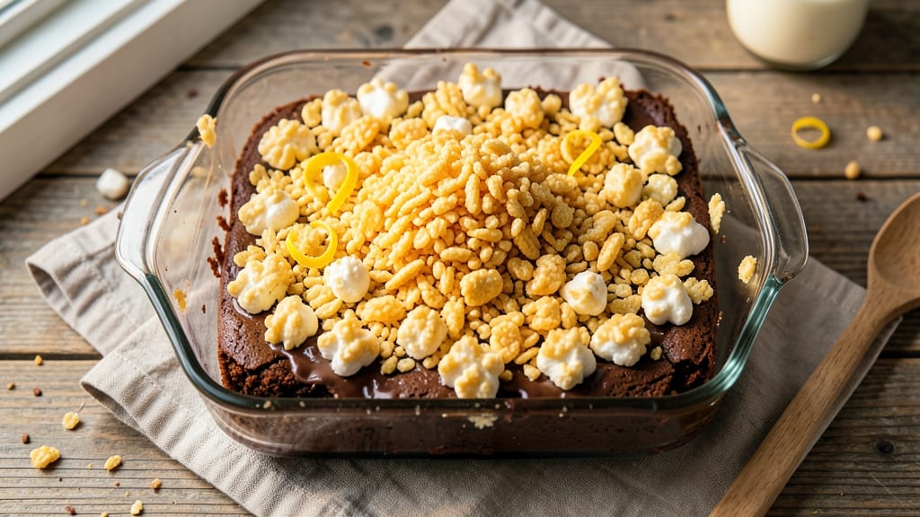 Brownie and Rice Krispie Treats Recipe: Fudgy Crunch Meets Gooey Sweetness