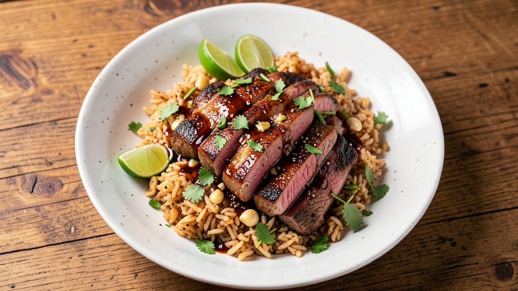 Carne Asada and Rice Recipe: Smoky Grilled Flavor Meets Cilantro-Lime Rice