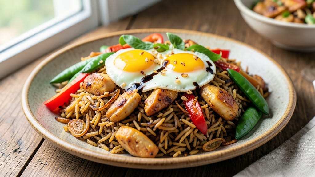 Brown Basmati Fried Rice Recipe: Wok-Tossed Fragrance With Crispy Edges