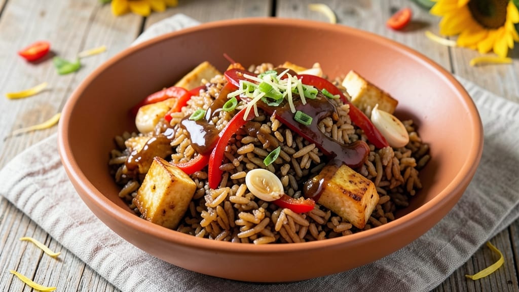 Brown Fried Rice Recipe Healthy: Wok-Tossed Veggie Protein Powerhouse