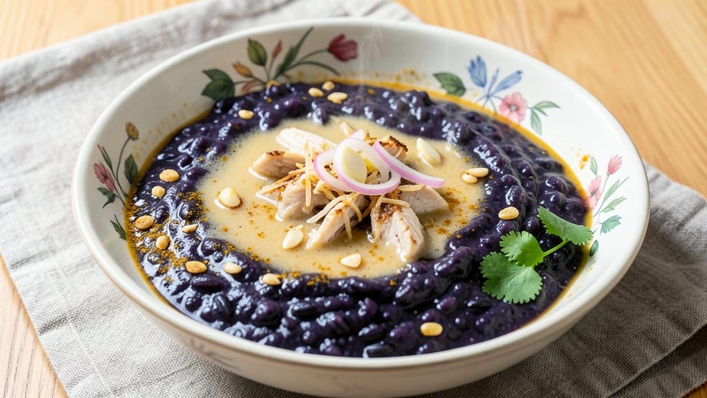 Black Rice Congee Recipe: Silky Turmeric-Infused Comfort in 30 Minutes