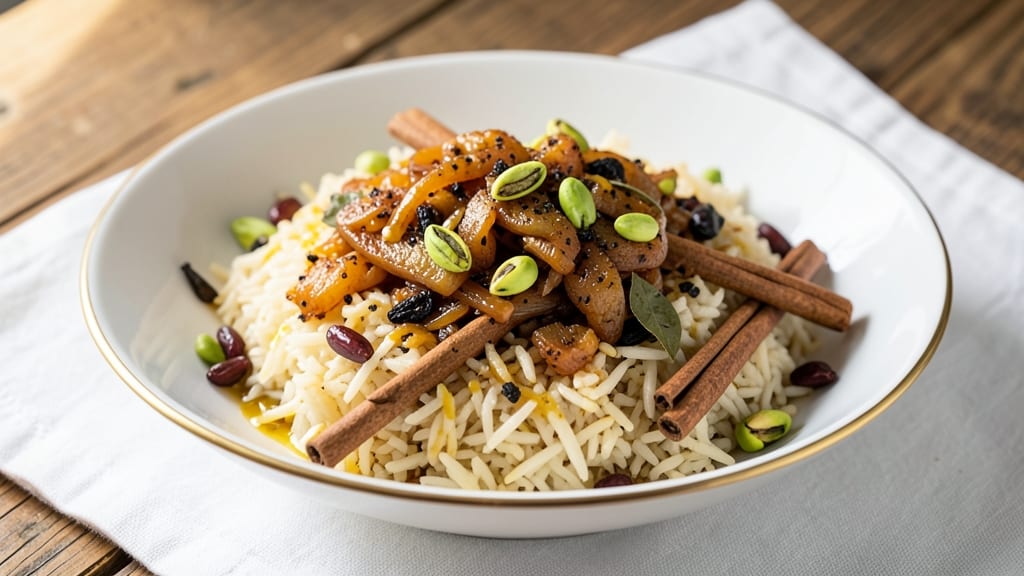 Bombay Rice Recipe: Toasted Spice Crunch Over Fragrant Basmati