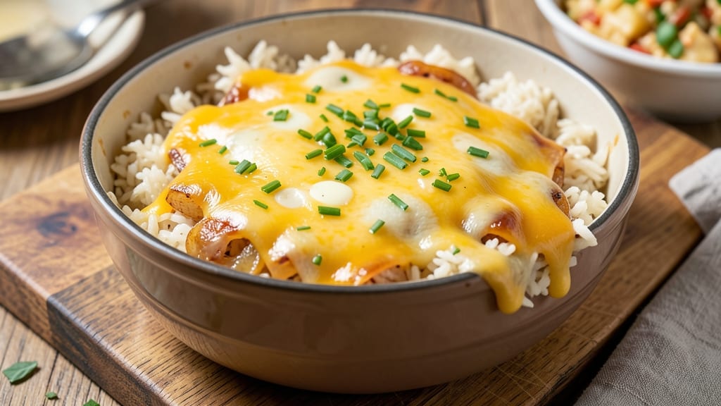 Cheesy Rice Crockpot Recipe: Slow-Cooked Melting Cheese Magic