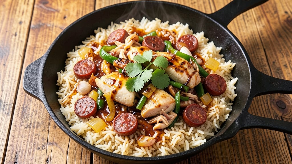 Caribbean Dirty Rice Recipe: Smoky Saffron and Chorizo Depth