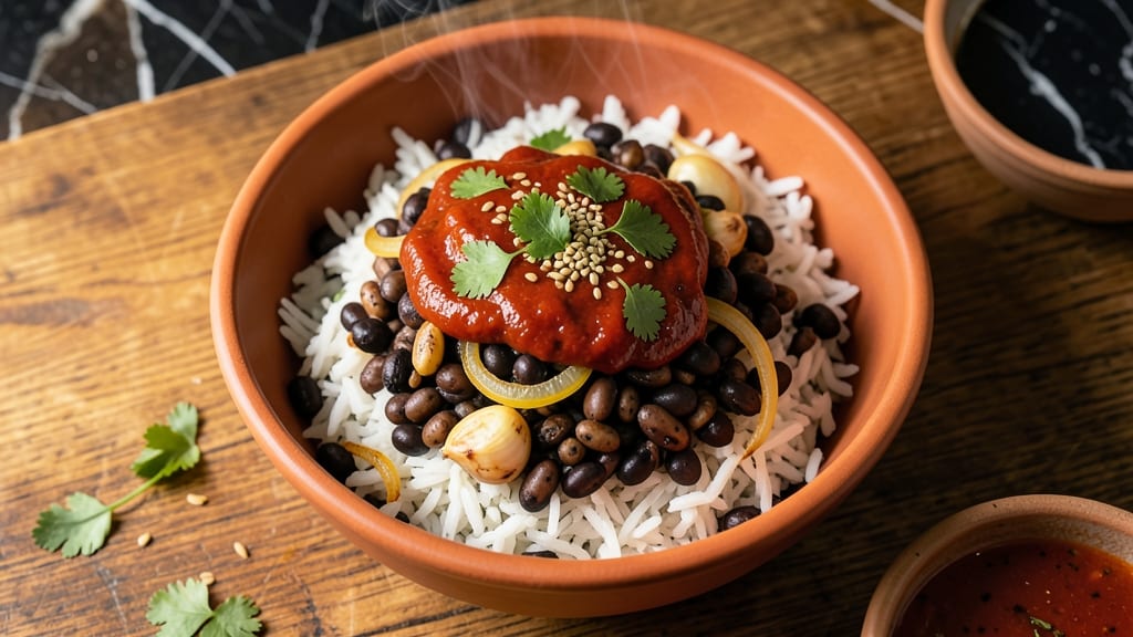 Black Beans and Rice with Sazon Goya Recipe: Puerto Rican-Inspired One-Pot Flavor