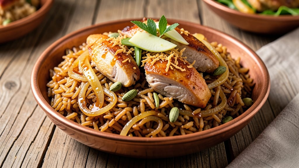 Brown Rice Pulao Recipe: Fragrant Saffron and Cardamom Infusion