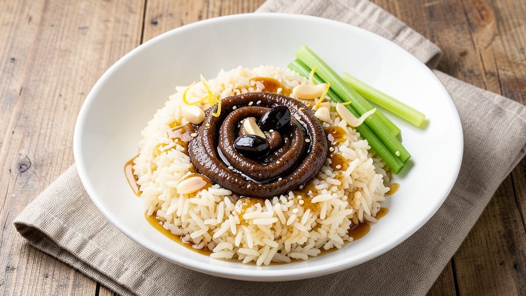 Black Garlic Rice Recipe: Deep Umami Crunch With Toasted Celery Crown