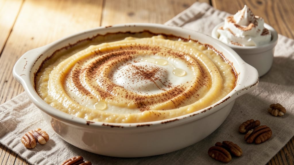 Betty Crocker Baked Rice Pudding Recipe: Vanilla-Cinnamon Warmth With Toasted Nut Crunch