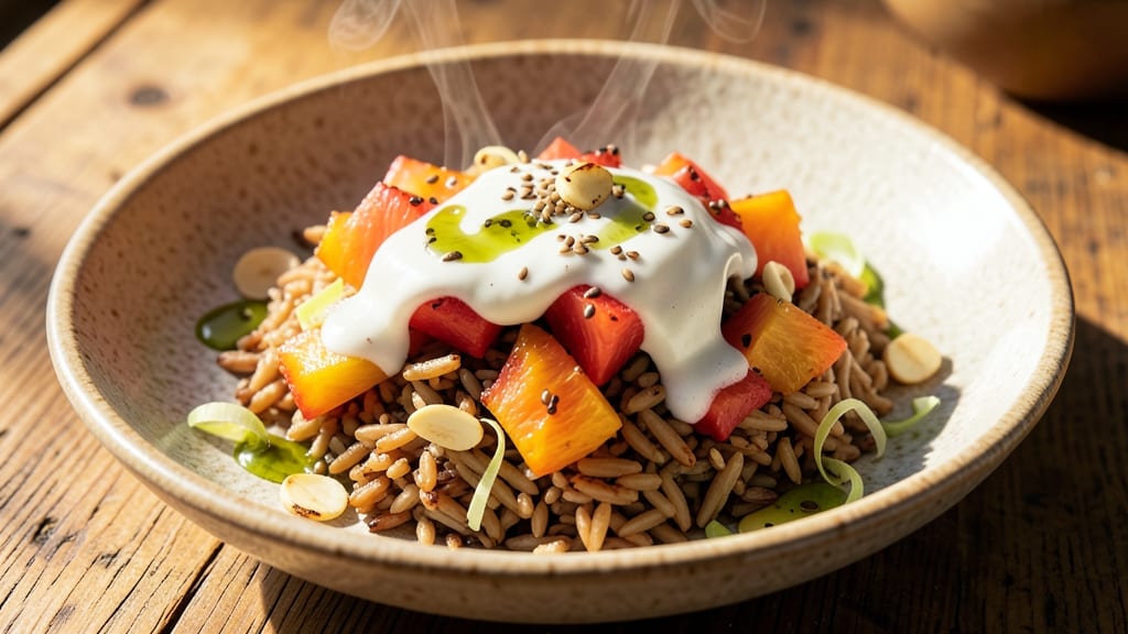 Brown Rice and Pineapple Recipe: Tropical Sweet-Savory One-Pan Balance
