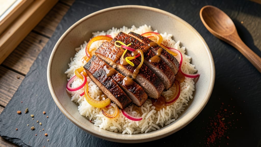 Brisket Rice Bowl Recipe: Smoky-Spiced Protein Over Fluffy Jasmine Rice
