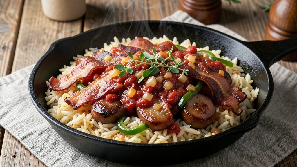 Bubba's 33 Garden Rice Recipe: Smoky Cajun Tomato Magic in One Pot