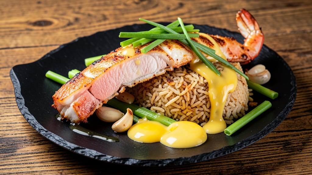 Buddakan Lobster Fried Rice Recipe: Crispy Celery Crown Over Luxe Lobster Bites